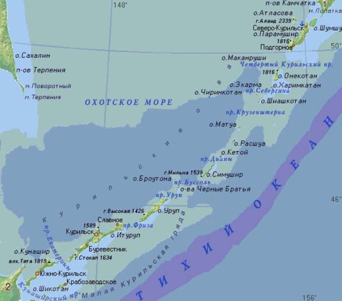 Какие острова русские. Острова Курильской гряды на карте. Курильские Острава на карте. Курильские острова на карте Евразии. Северные Курильские острова на карте.