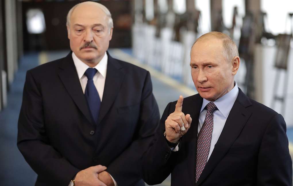 Путин и лукашенко обои