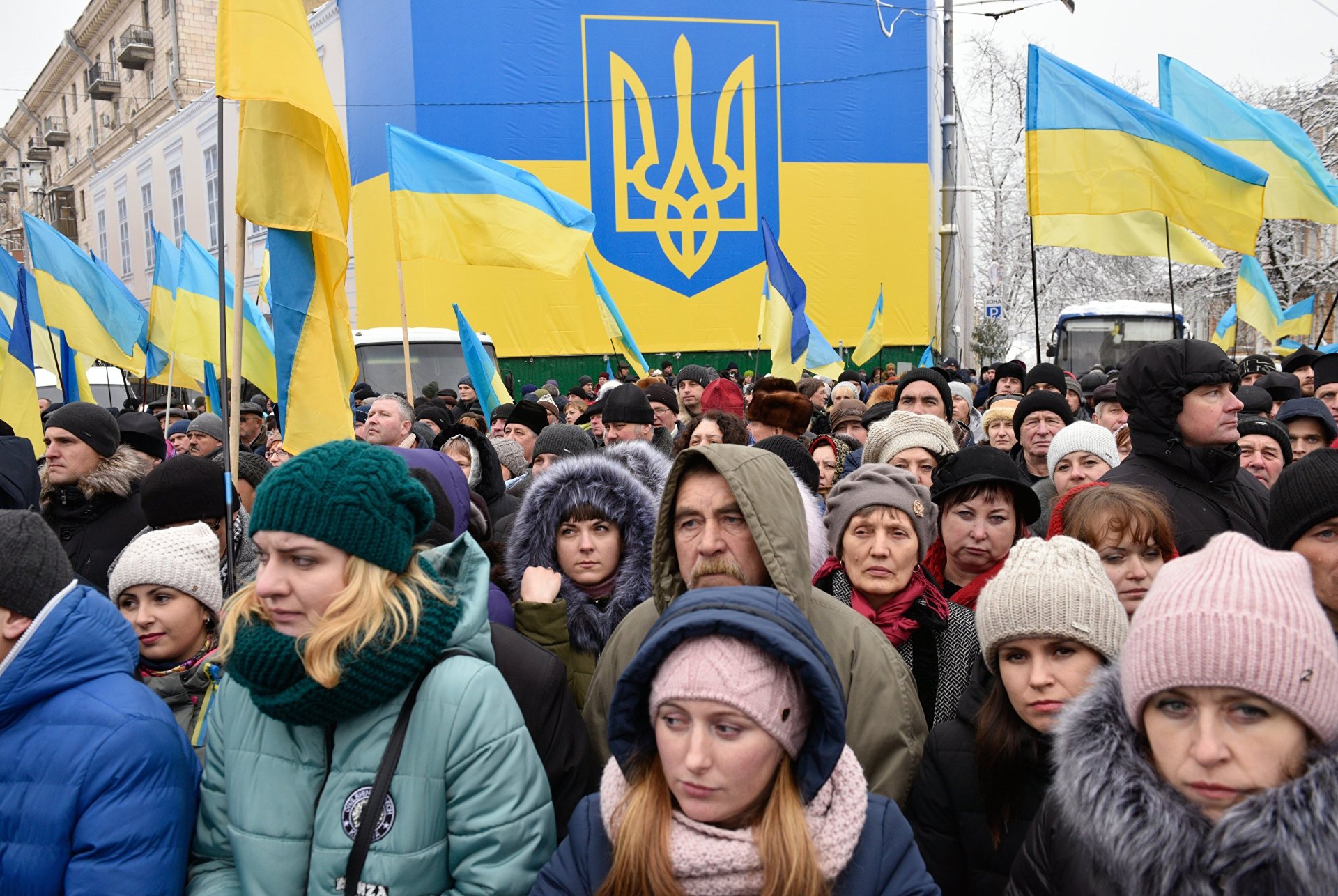 Жители Украины Фото