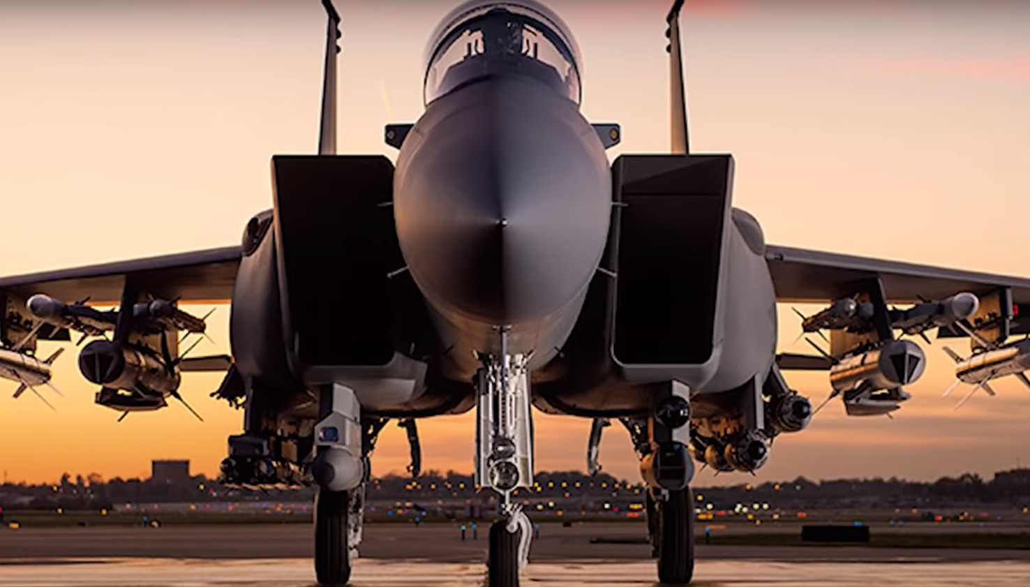 У берегов Великобритании разбился американский истребитель F-15 ВВС США