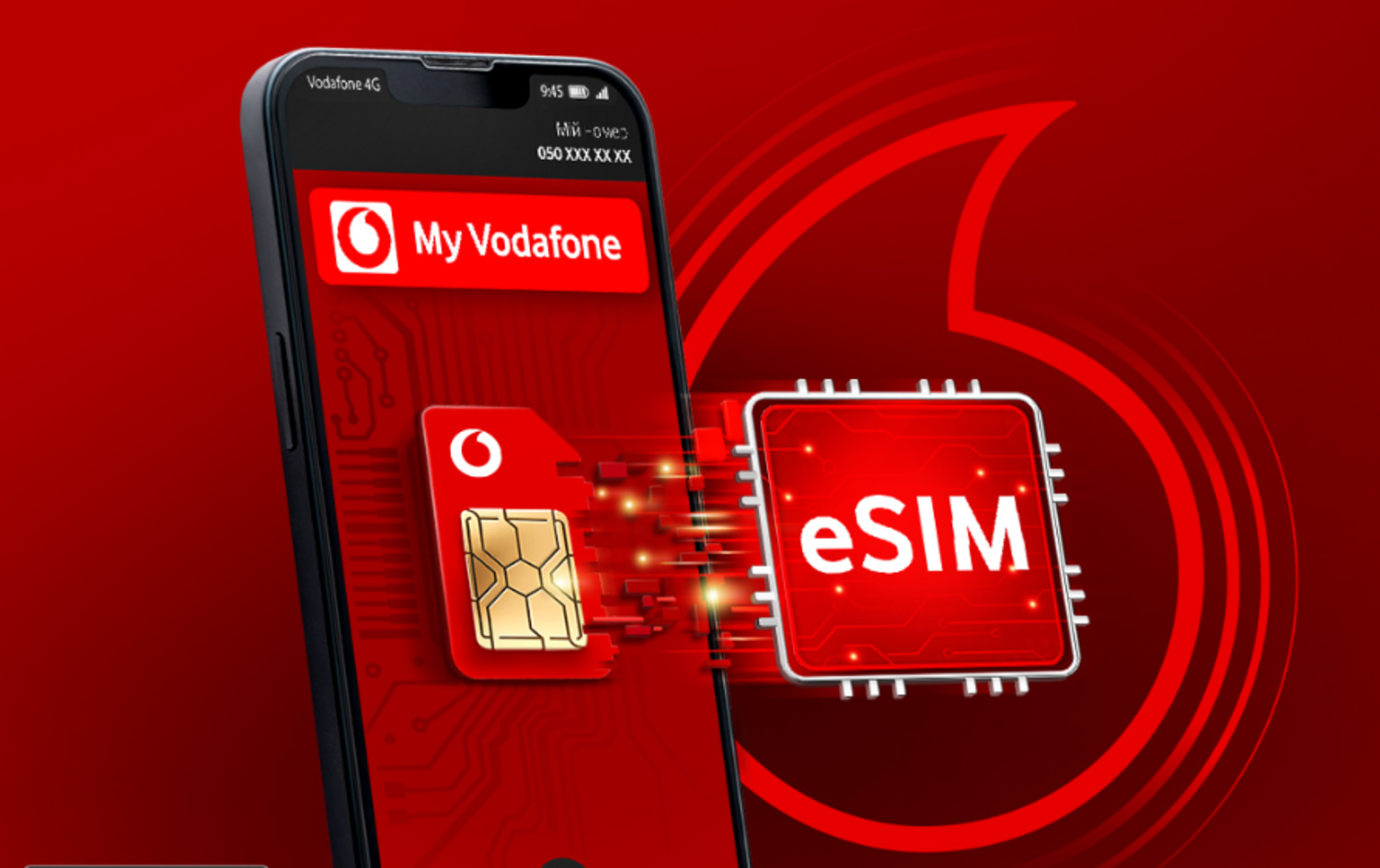 Заменить SIM-карту на eSIM: Vodafone запустил обмен в приложении My Vodafone